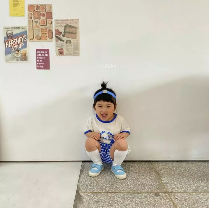 Soybean - Korean Children Fashion - #minifashionista - School Puppy Top Bottom Set - 7