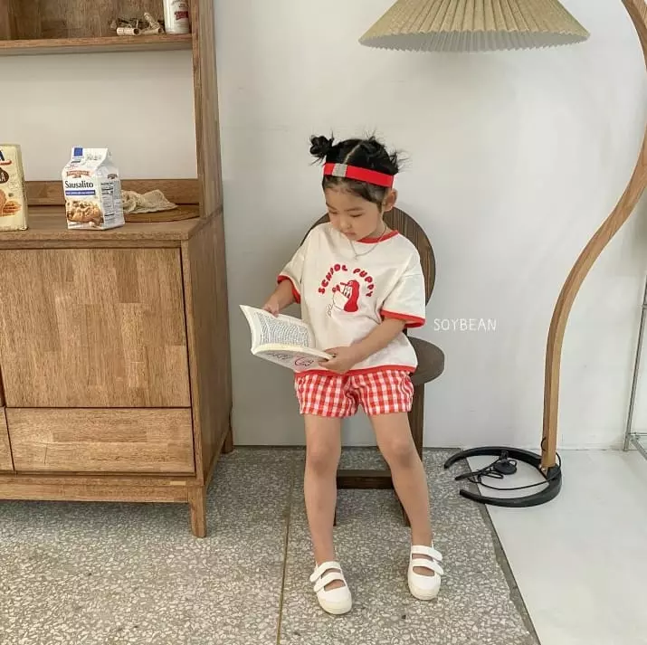 Soybean - Korean Children Fashion - #prettylittlegirls - School Puppy Top Bottom Set - 8