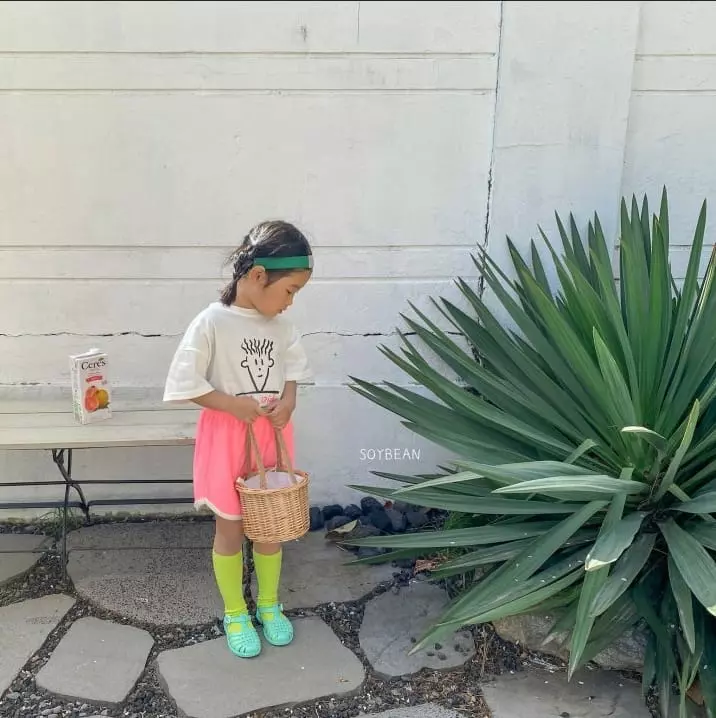 Soybean - Korean Children Fashion - #prettylittlegirls - Seven Short Sleeves Tee - 10