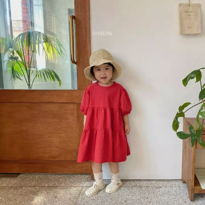 Soybean - Korean Children Fashion - #todddlerfashion - Linen Washing One-piece - 8