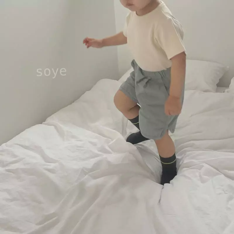 Soye - Korean Children Fashion - #childofig - Waffle Short Sleeves Tee - 3