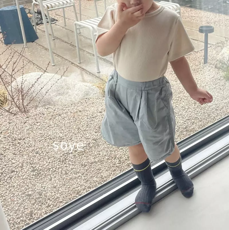 Soye - Korean Children Fashion - #discoveringself - Waffle Short Sleeves Tee - 6