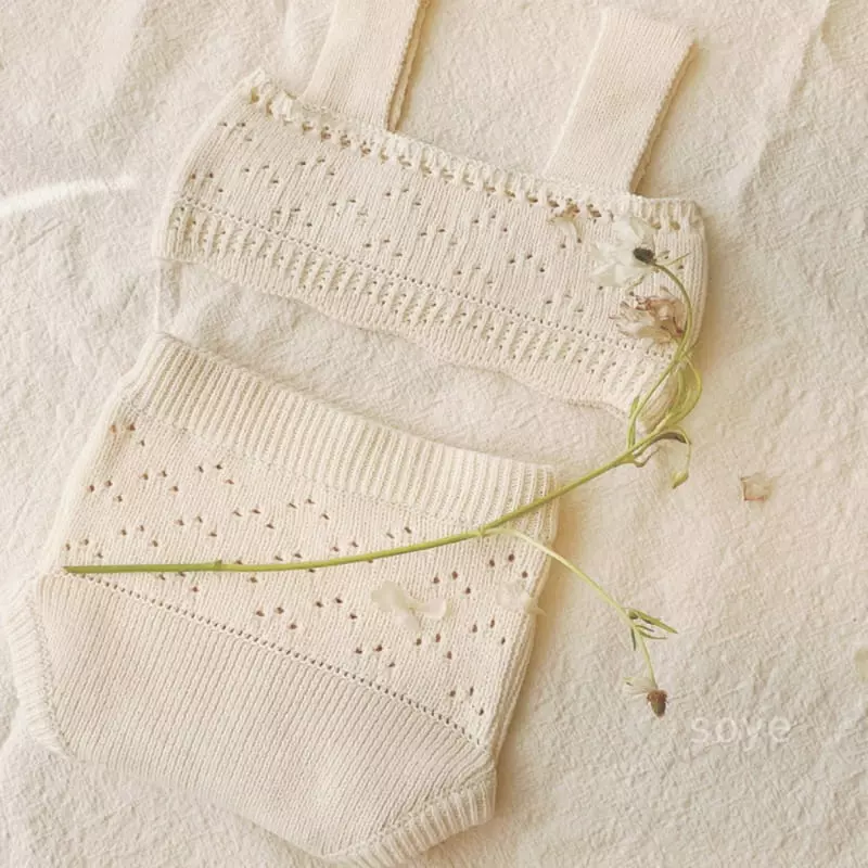 Soye - Korean Children Fashion - #discoveringself - Knit Swimwear - 7