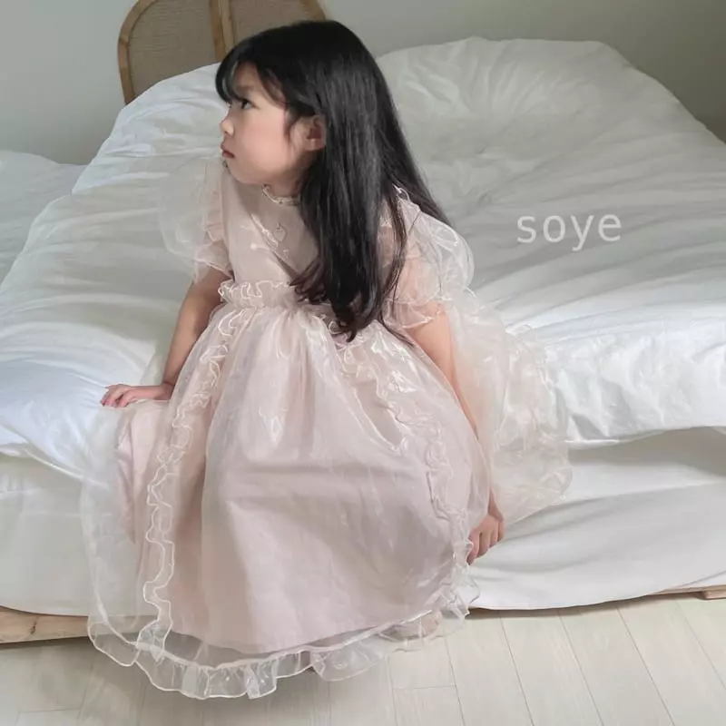 Soye - Korean Children Fashion - #kidzfashiontrend - Organdi One-piece