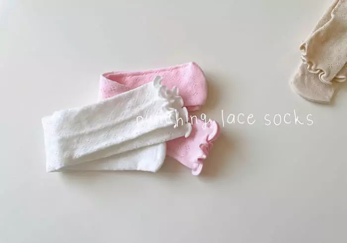Teamand - Korean Children Fashion - #childofig - Punching Lace Socks