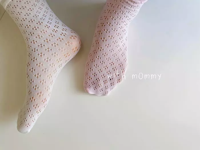 Teamand - Korean Children Fashion - #kidzfashiontrend - Punching Lace Socks - 8
