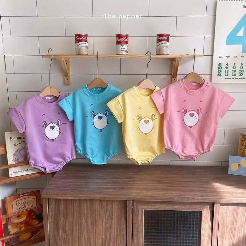 The Pepper - Korean Baby Fashion - #babyboutique - Color Bear Bodysuit - 12