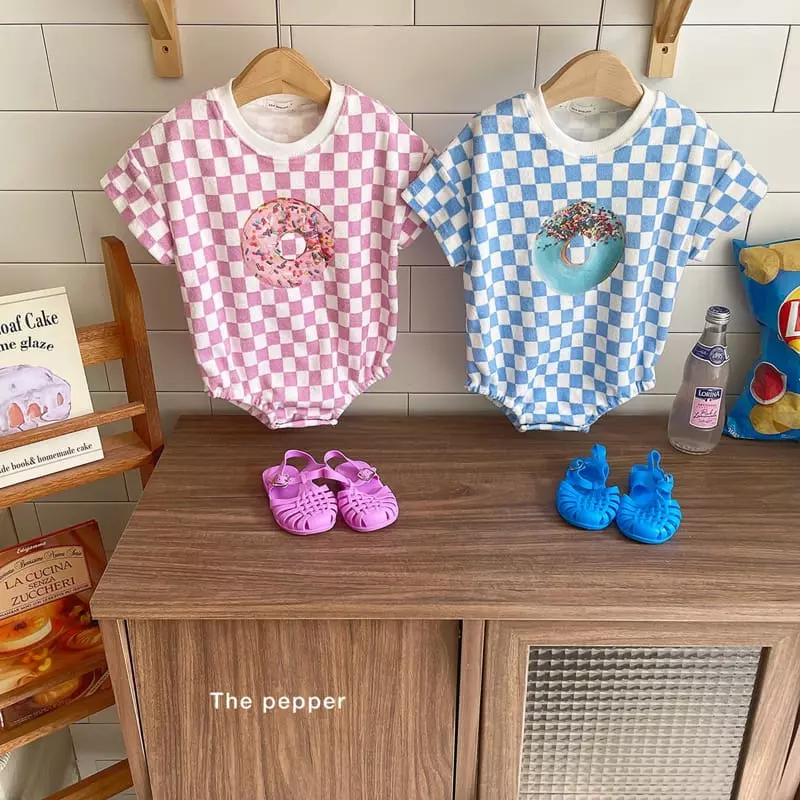 The Pepper - Korean Baby Fashion - #babyfashion - Donut Terry Bodysuit - 2
