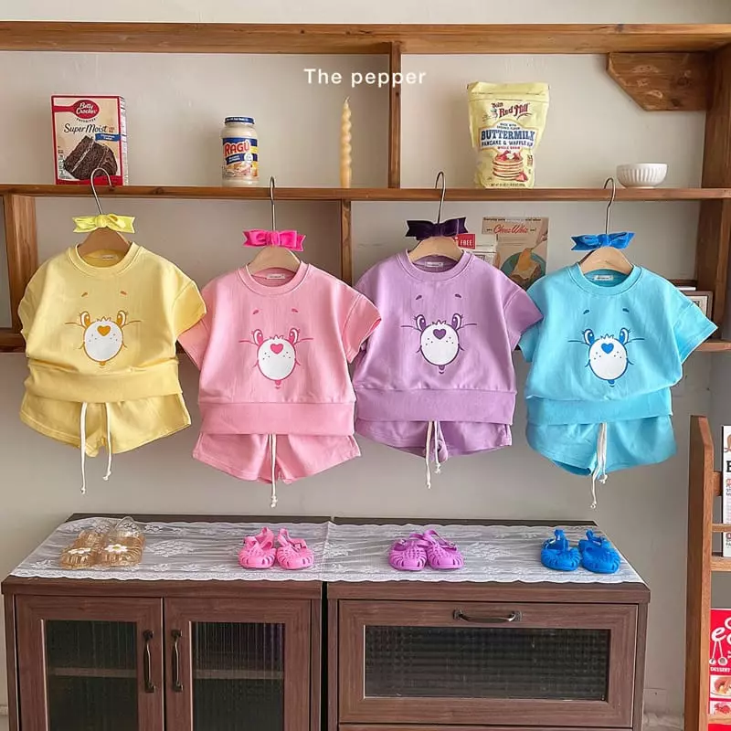 The Pepper - Korean Baby Fashion - #babyfever - Color Bear Bodysuit
