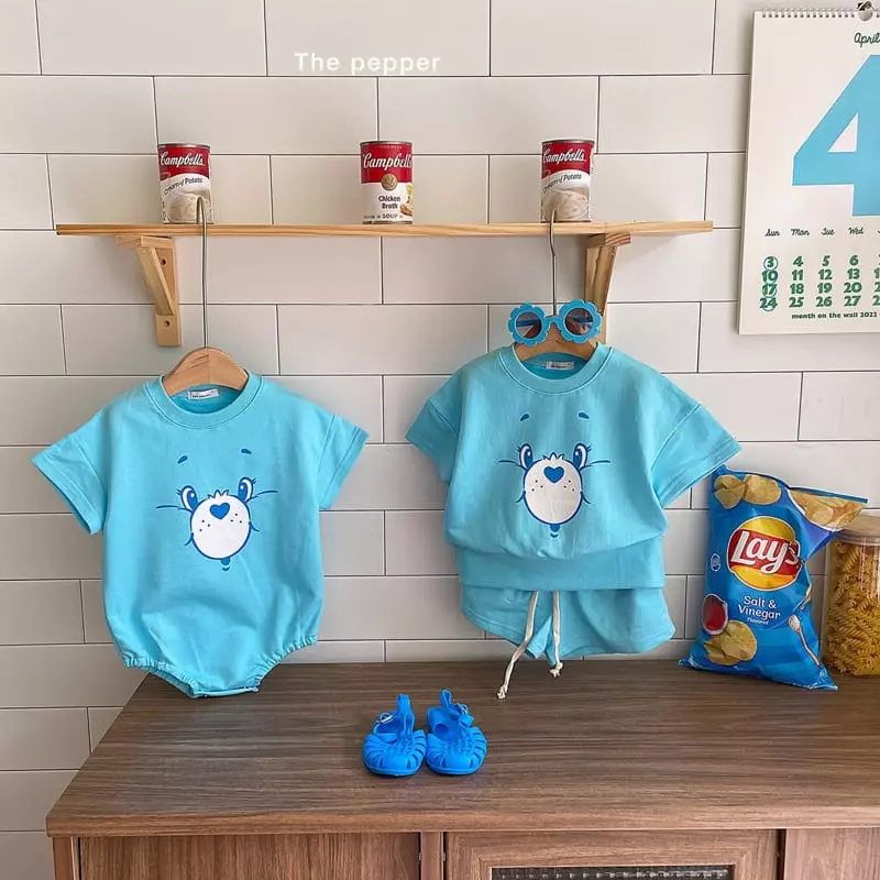 The Pepper - Korean Baby Fashion - #babylifestyle - Color Bear Bodysuit - 3
