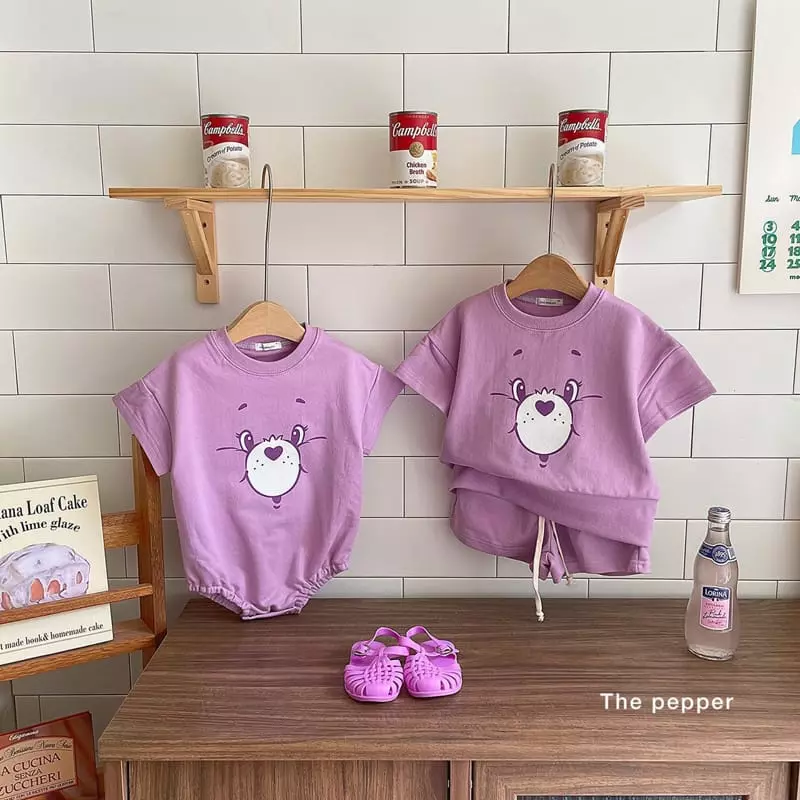The Pepper - Korean Baby Fashion - #babylifestyle - Color Bear Bodysuit - 4