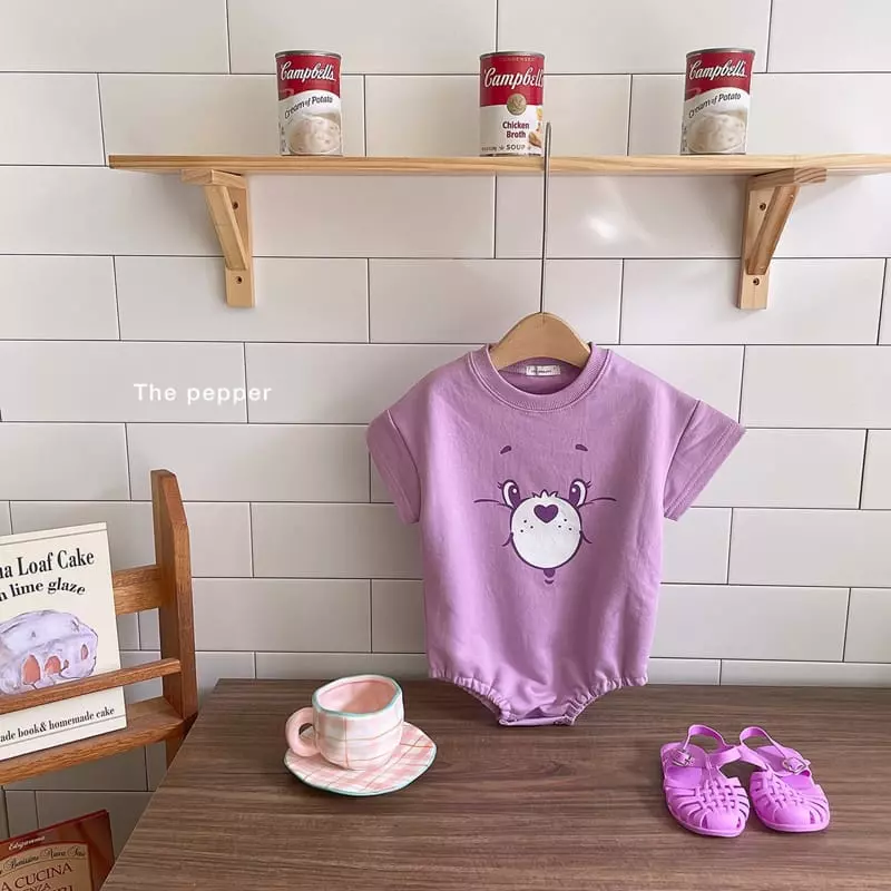The Pepper - Korean Baby Fashion - #babyoutfit - Color Bear Bodysuit - 7