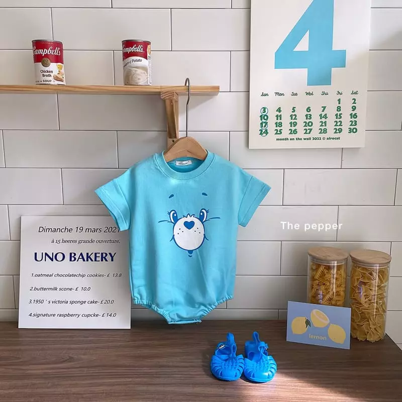 The Pepper - Korean Baby Fashion - #onlinebabyboutique - Color Bear Bodysuit - 9