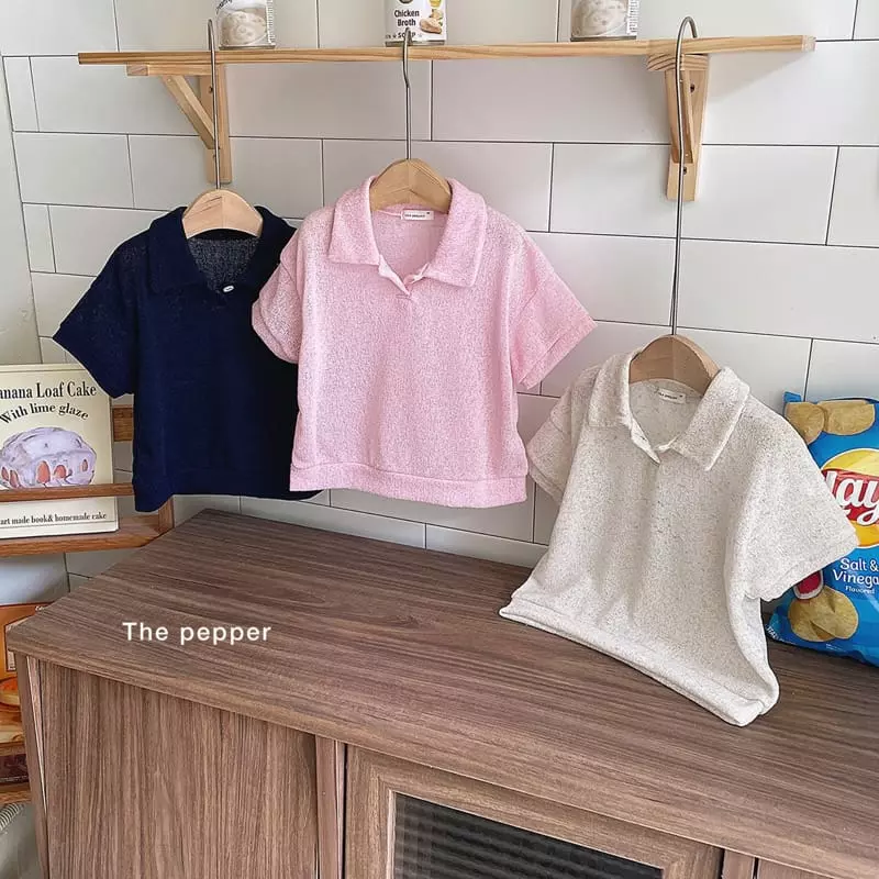 The Pepper - Korean Children Fashion - #Kfashion4kids - Linenn Collar Knit