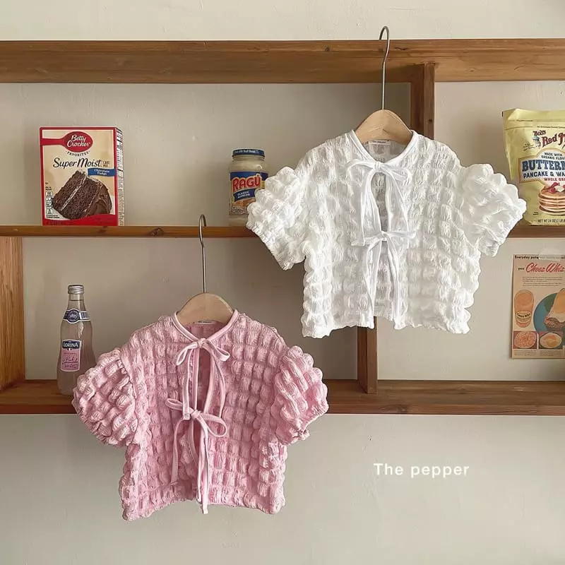 The Pepper - Korean Children Fashion - #childofig - Waffle Blouse - 9
