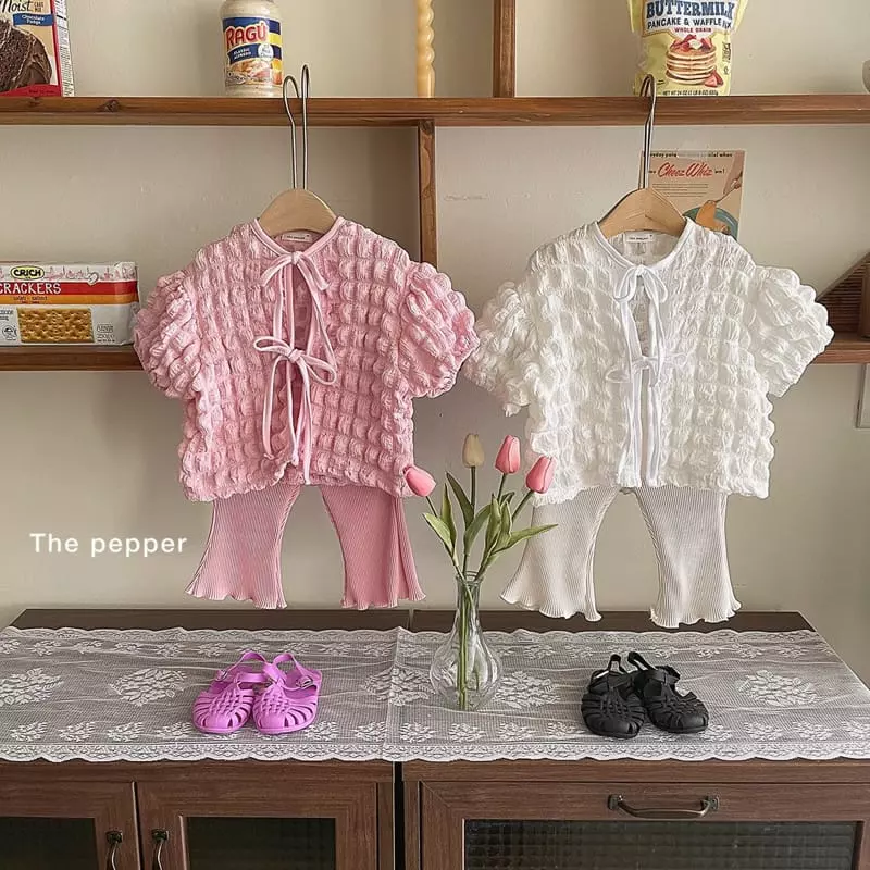The Pepper - Korean Children Fashion - #littlefashionista - Waffle Blouse - 5