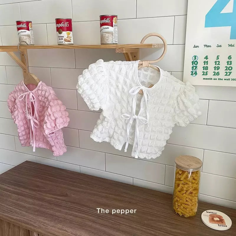 The Pepper - Korean Children Fashion - #prettylittlegirls - Waffle Blouse - 8