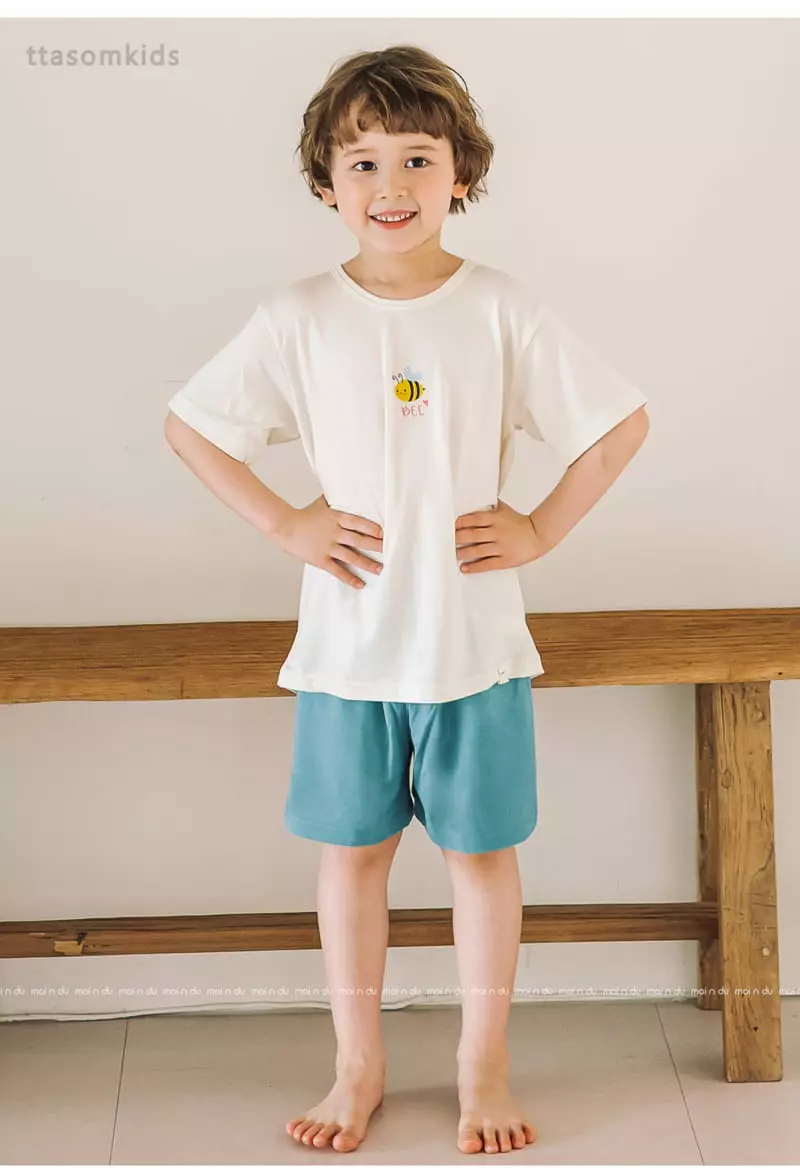 Ttasom - Korean Children Fashion - #Kfashion4kids - Babay Honey Bee Modal Easywear - 7