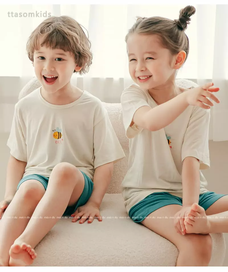 Ttasom - Korean Children Fashion - #kidzfashiontrend - Babay Honey Bee Modal Easywear - 6
