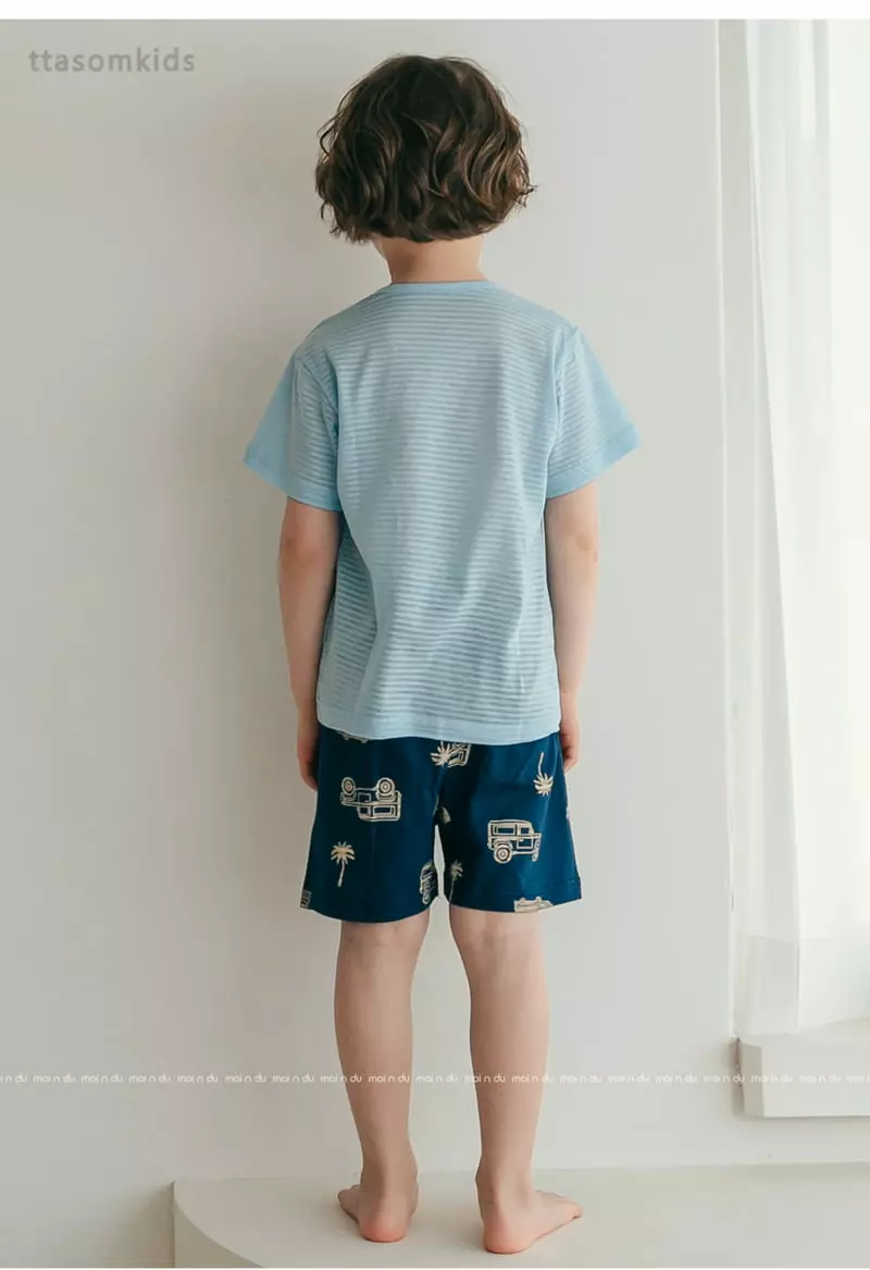 Ttasom - Korean Children Fashion - #prettylittlegirls - Summer Trak Jacquard Easywear - 6
