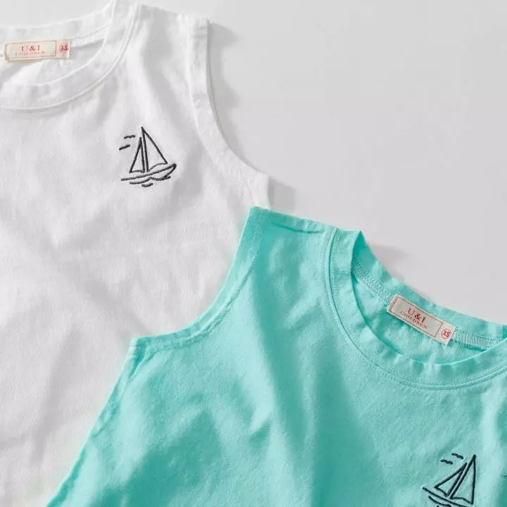 U & I - Korean Children Fashion - #childrensboutique - Summer Embrodiery Sleeveless - 7