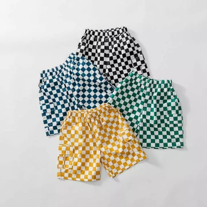 U & I - Korean Children Fashion - #designkidswear - Check Pocket Shorts - 10