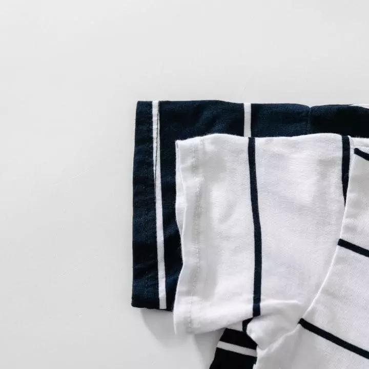 U & I - Korean Children Fashion - #discoveringself - Cooke Stripes Tee - 10