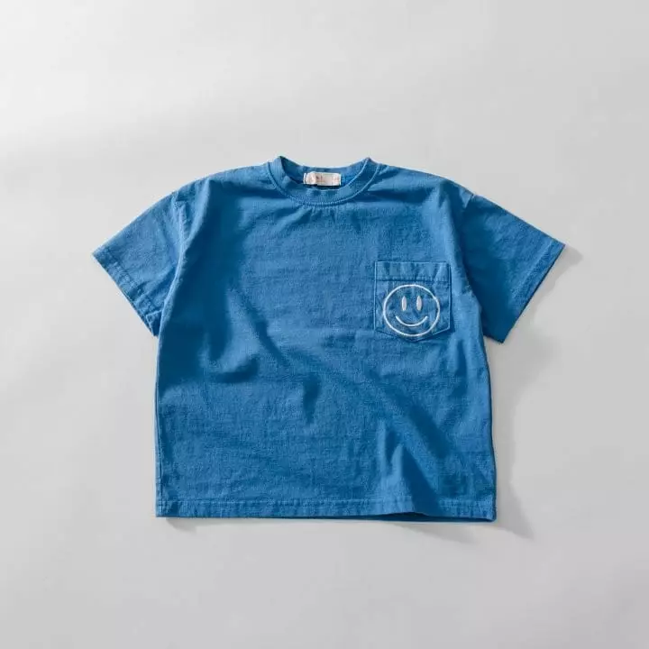 U & I - Korean Children Fashion - #fashionkids - Pocket Smile Tee
