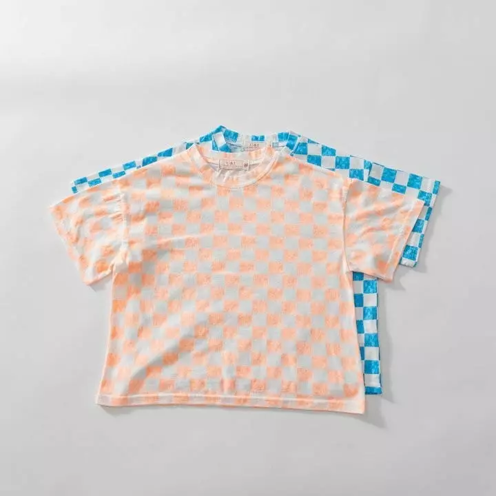 U & I - Korean Children Fashion - #magicofchildhood - Check Board Tee - 10