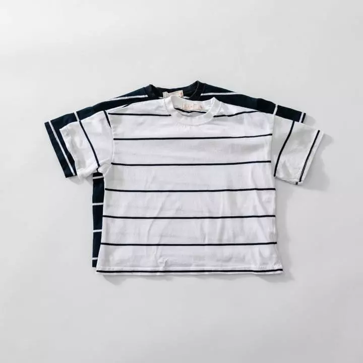 U & I - Korean Children Fashion - #prettylittlegirls - Cooke Stripes Tee - 3