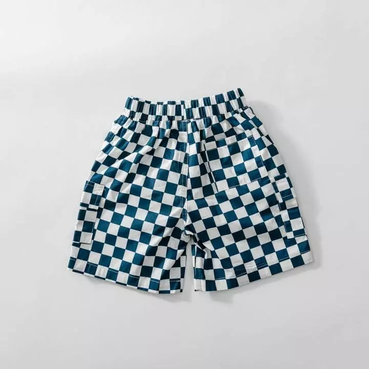 U & I - Korean Children Fashion - #todddlerfashion - Check Pocket Shorts - 5