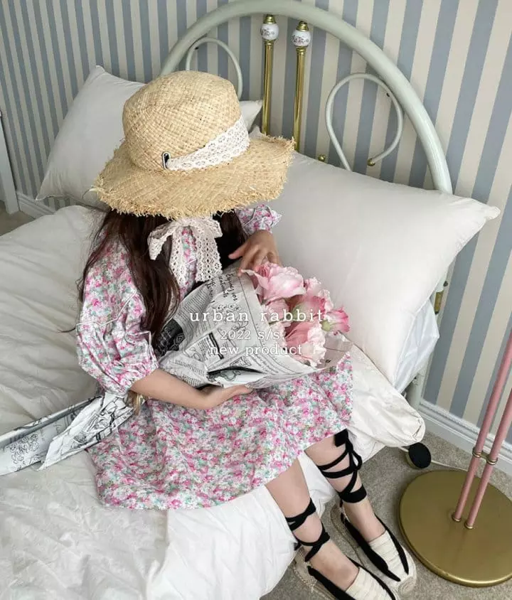 Urban Rabbit - Korean Children Fashion - #Kfashion4kids - Flower Line One-piece - 7