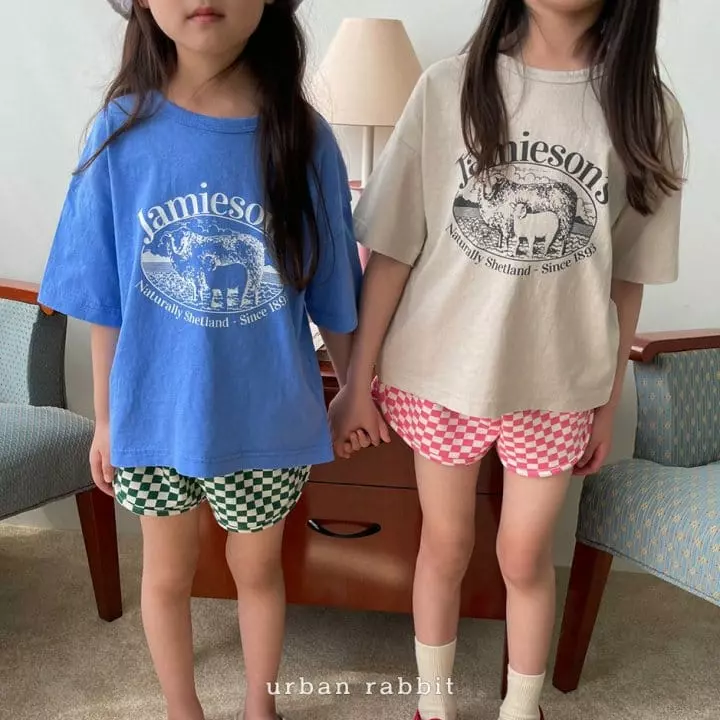 Urban Rabbit - Korean Children Fashion - #stylishchildhood - Checker Shorts - 4