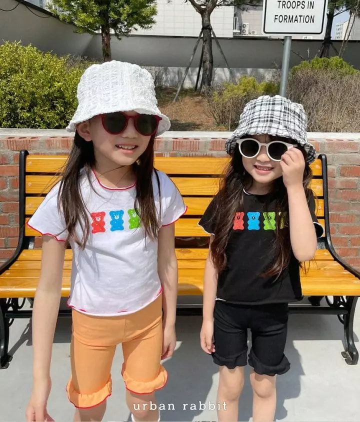 Urban Rabbit - Korean Children Fashion - #childrensboutique - Crop Bear Tee - 6