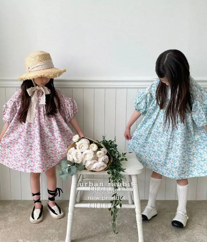 Urban Rabbit - Korean Children Fashion - #designkidswear - Flower Line One-piece