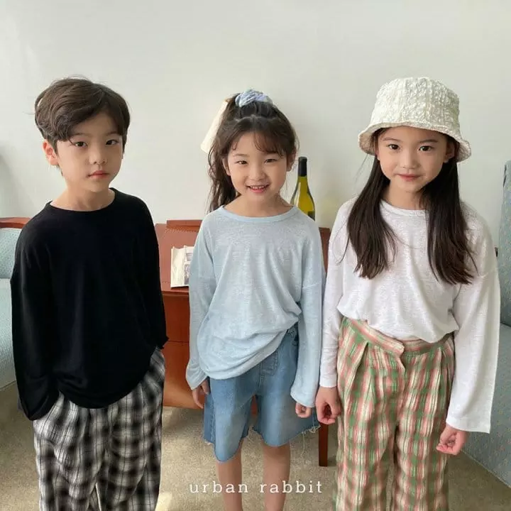 Urban Rabbit - Korean Children Fashion - #designkidswear - Linen Banding Tee - 2