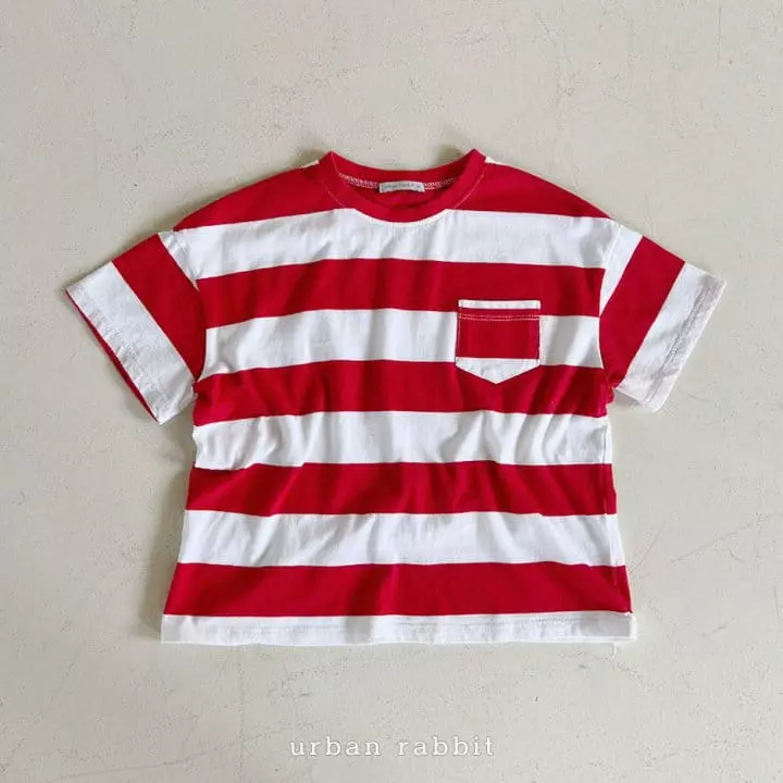 Urban Rabbit - Korean Children Fashion - #discoveringself - Box Stripes Tee - 6