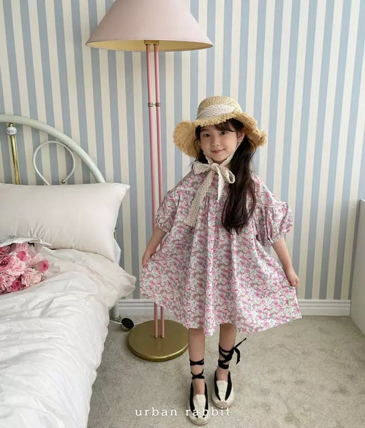Urban Rabbit - Korean Children Fashion - #fashionkids - Flower Line One-piece - 3