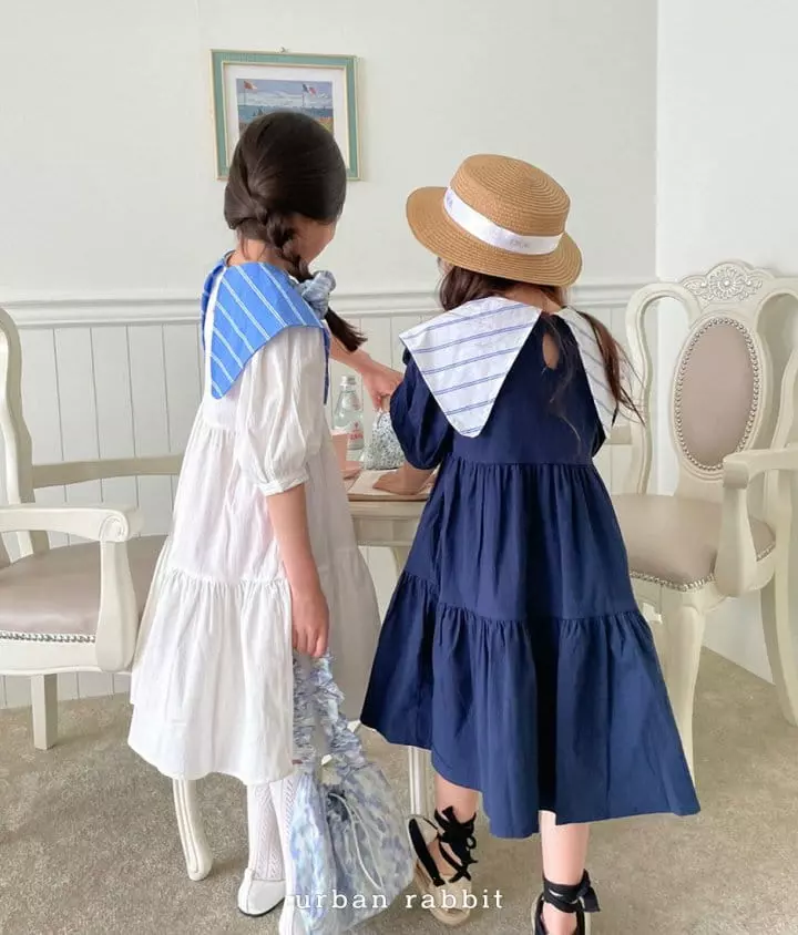 Urban Rabbit - Korean Children Fashion - #fashionkids - Color Collar One-piece - 6