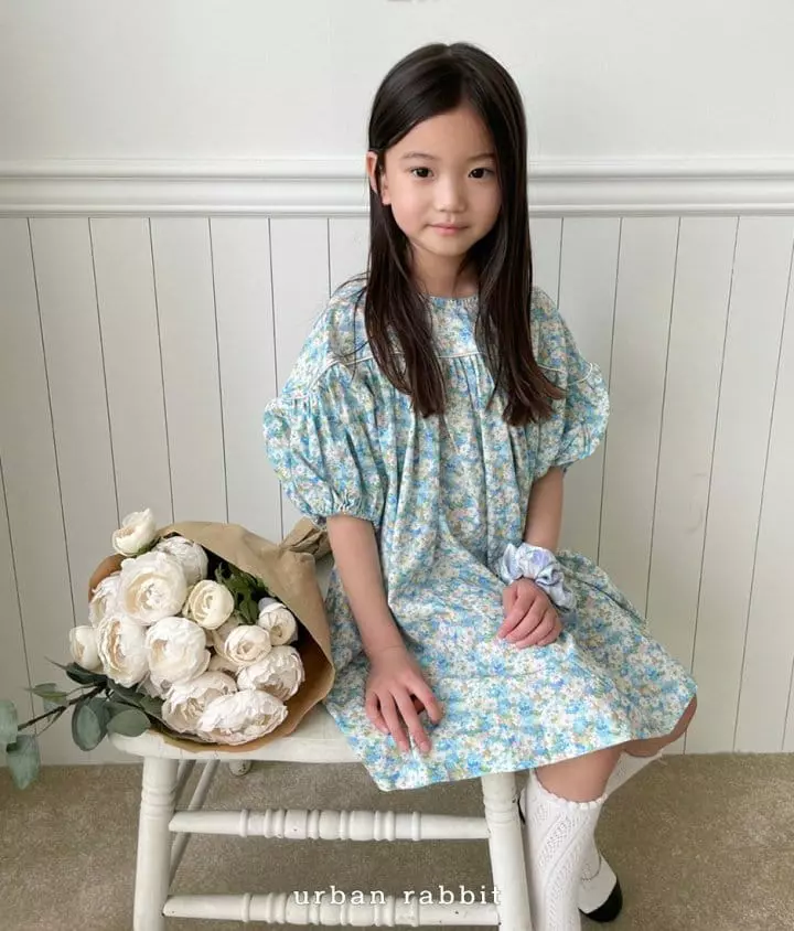 Urban Rabbit - Korean Children Fashion - #kidsstore - Flower Line One-piece - 5