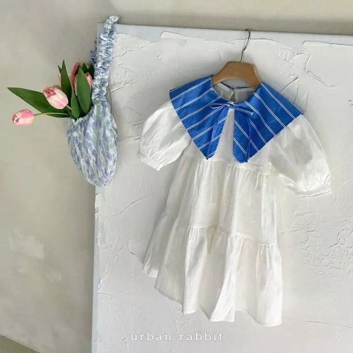Urban Rabbit - Korean Children Fashion - #kidsstore - Color Collar One-piece - 8