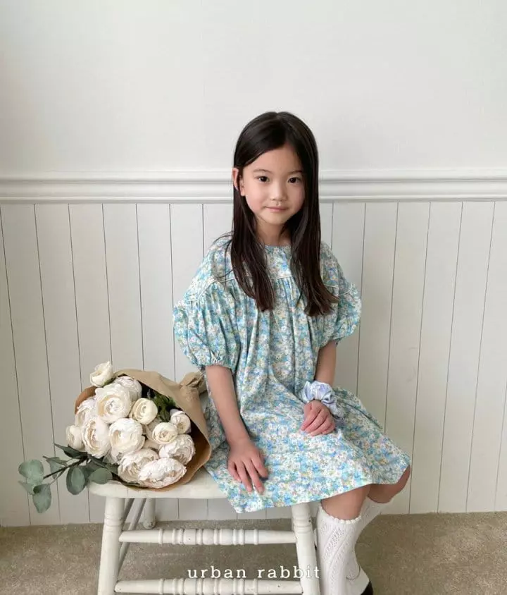 Urban Rabbit - Korean Children Fashion - #kidzfashiontrend - Flower Line One-piece - 6
