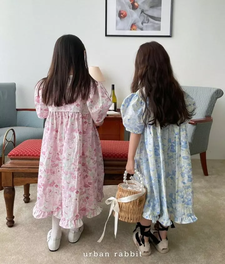 Urban Rabbit - Korean Children Fashion - #littlefashionista - Ribbon Long One-piece - 3
