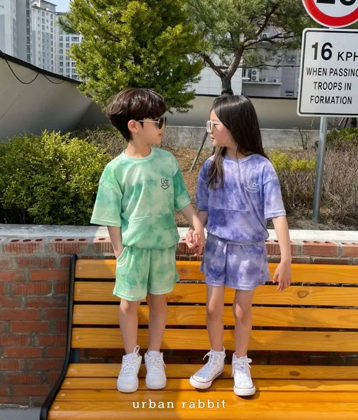 Urban Rabbit - Korean Children Fashion - #Kfashion4kids - Urban Terry Top Bottom Set - 4