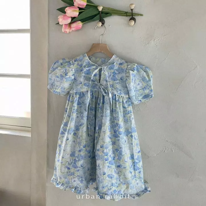 Urban Rabbit - Korean Children Fashion - #prettylittlegirls - Ribbon Long One-piece - 6