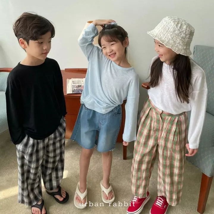 Urban Rabbit - Korean Children Fashion - #prettylittlegirls - Capri Jeans - 2