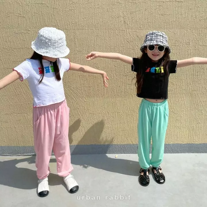 Urban Rabbit - Korean Children Fashion - #toddlerclothing - Crop Bear Tee - 4