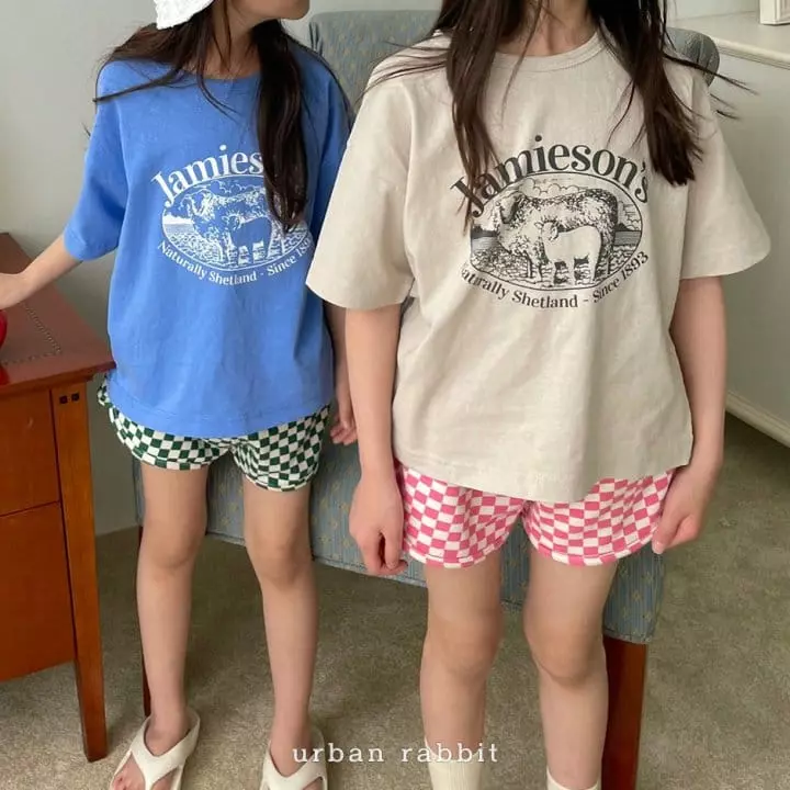 Urban Rabbit - Korean Children Fashion - #stylishchildhood - Checker Shorts - 3
