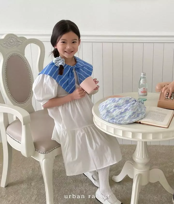 Urban Rabbit - Korean Children Fashion - #stylishchildhood - Color Collar One-piece