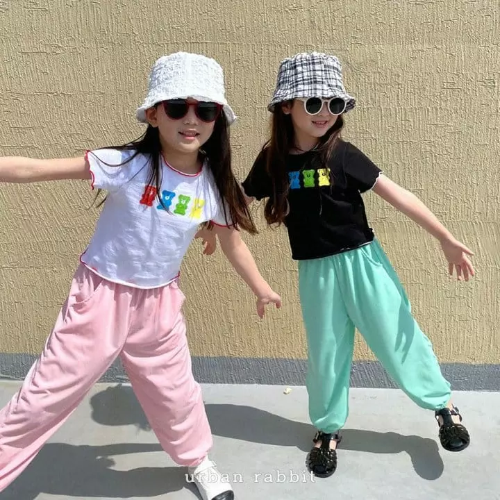 Urban Rabbit - Korean Children Fashion - #toddlerclothing - Crop Bear Tee - 3